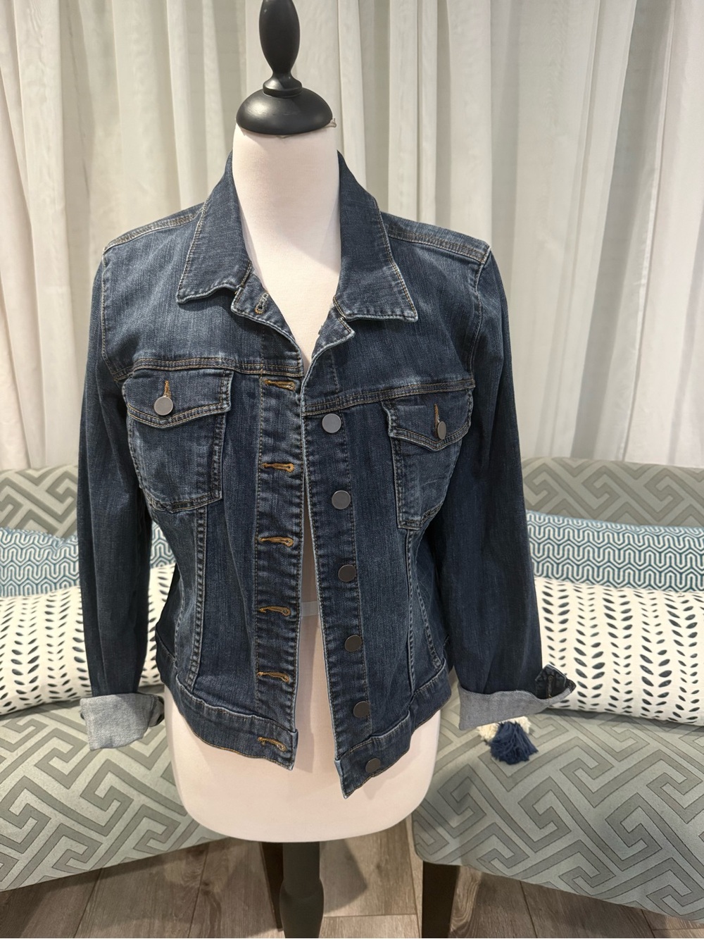 Kut from the Kloth Dark Indigo Denim Jacket